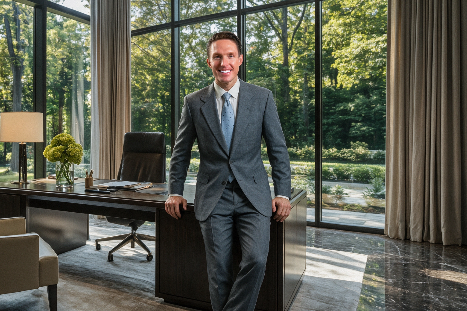 Mike Wilen, Real Estate Agent and Broker. Founder Minnesota Team, presenting in a bright office